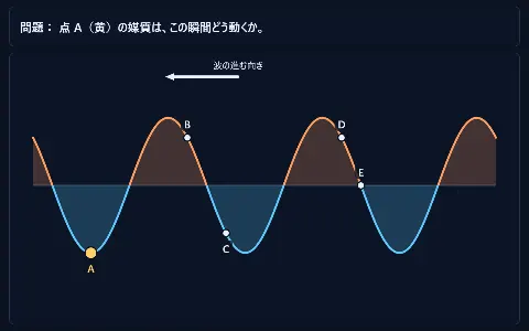 [演習]波形と媒質の振動の画面